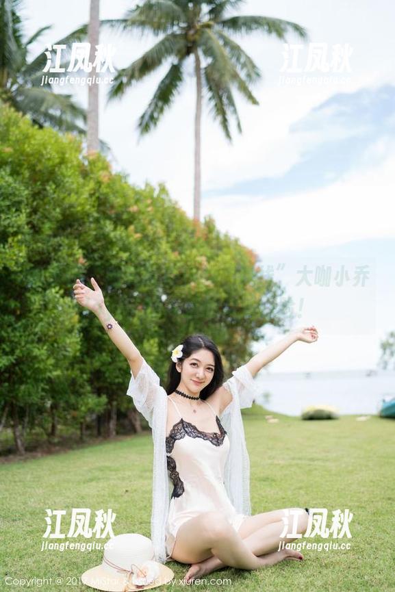魅妍社 - 内衣写真界的“脱线”大咖小乔Joyi，图库里的欢乐探险！